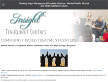 Tablet Screenshot of insighttreatmentcenters.net